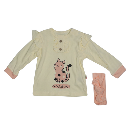 Baby Girl Kitty Cat Set