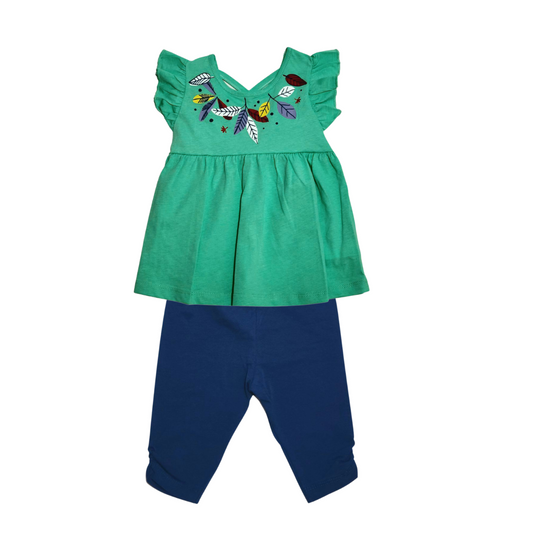 Girls - Green & Leaf Set