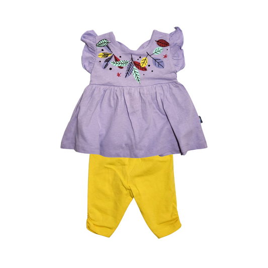 Girls - Purple & Leaf Set
