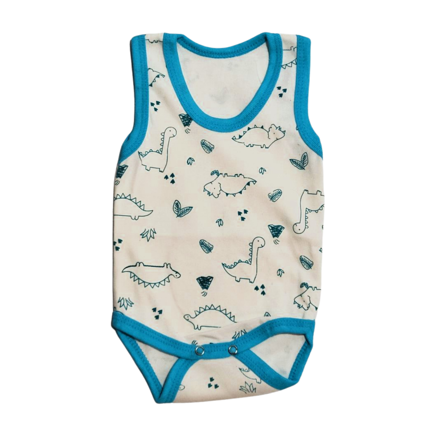 4 Tagless Summer Dino & Star Bodysuit - BY