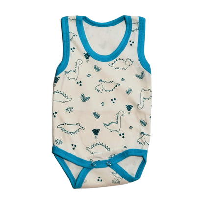 4 Tagless Summer Dino & Star Bodysuit - BY