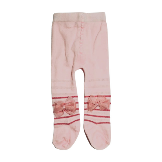 Bow Leggings with Stripes