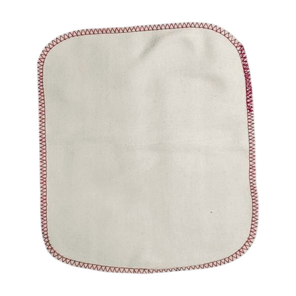 6 Baby washcloth - Natural muslin Cotton