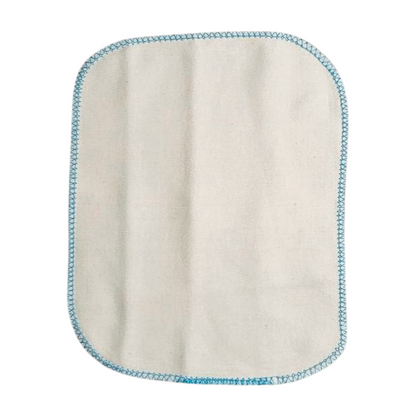 6 Baby washcloth - Natural muslin Cotton