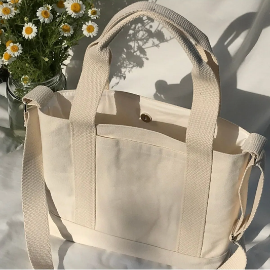 Sandy Fawn Canvas Bag