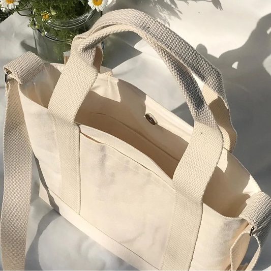 Sandy Fawn Canvas Bag