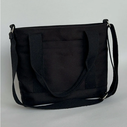 Dark Coal Canvas Bag