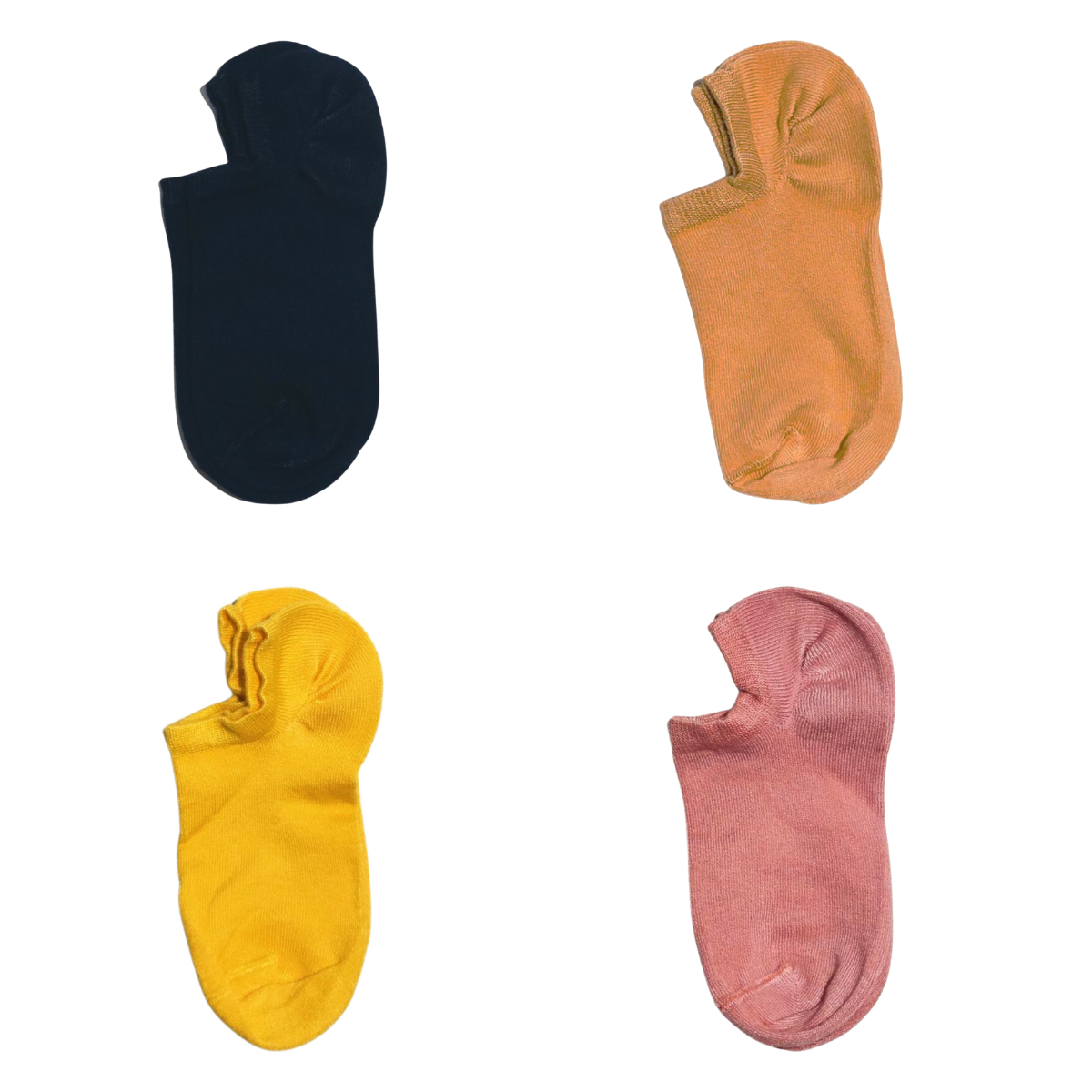 4 Pair Sneaker Socks - PYBC