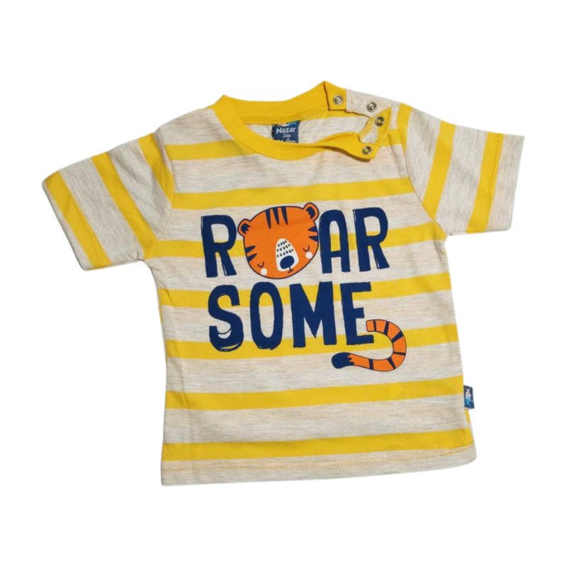 Adorable Baby Boys Summer Roar Set - 3 Piece Set - Top, Tank & Shorts - Image 3