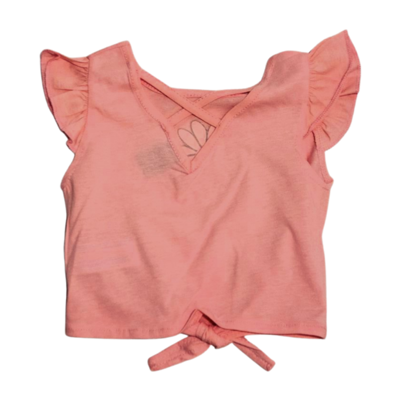Vibrant Kids Clothing for Girls - Pink Flower - 2 Piece Set - Image 4