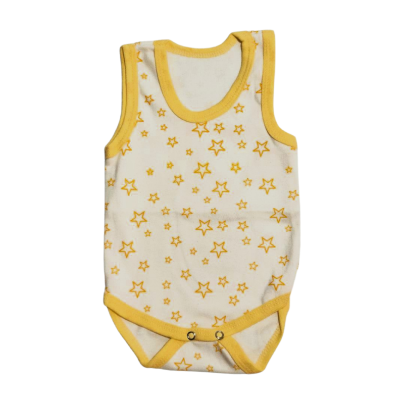 Adorable Baby Boy Tag less Summer Dino & Star Bodysuit - 4 Piece Set - Image 5