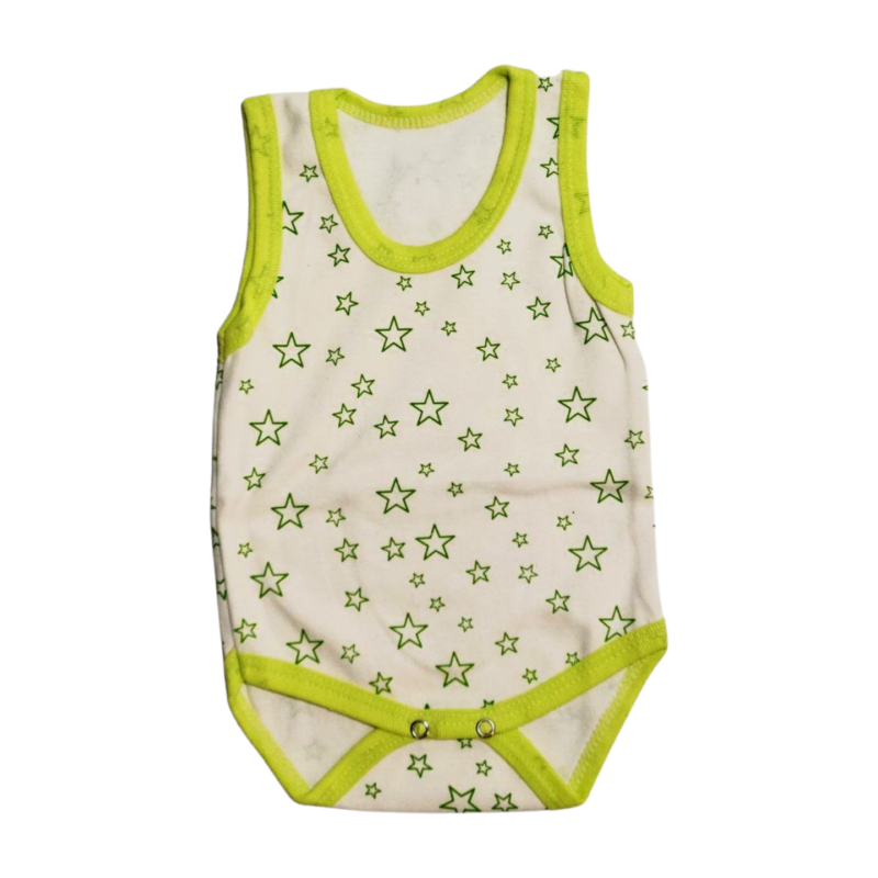 Adorable Baby Girl Tag less Summer Dino & Star Bodysuit - 3 Piece Set - Image 2