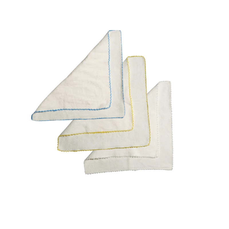 Unisex Baby Plain Burp Cloth - 3 Piece