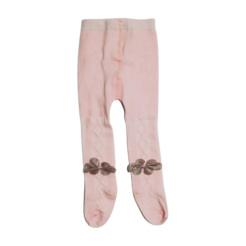 Adorable Girl Bow Bliss Leggings with Criss Cross - Image 4