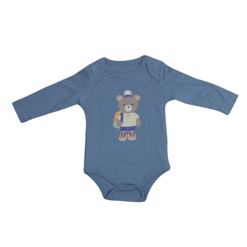 Cuddle-Me Teddy Blue Baby Set - Image 3