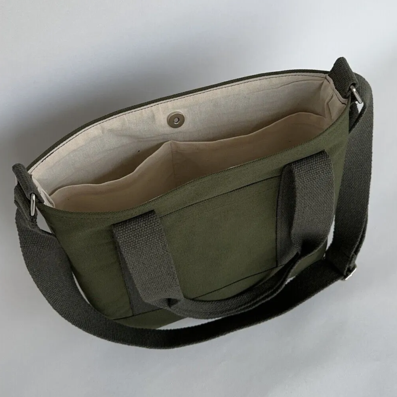 Olive Canvas Bag - Image 3